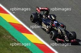 Jolyon Palmer (GBR) Lotus F1 E23 Test and Reserve Driver. 21.08.2015. Formula 1 World Championship, Rd 11, Belgian Grand Prix, Spa Francorchamps, Belgium, Practice Day.