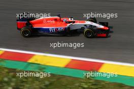 Will Stevens (GBR) Manor Marussia F1 Team. 21.08.2015. Formula 1 World Championship, Rd 11, Belgian Grand Prix, Spa Francorchamps, Belgium, Practice Day.