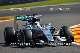 Lewis Hamilton (GBR) Mercedes AMG F1 W06. 21.08.2015. Formula 1 World Championship, Rd 11, Belgian Grand Prix, Spa Francorchamps, Belgium, Practice Day.