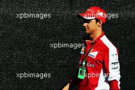 Esteban Gutierrez (MEX) Ferrari Test and Reserve Driver. 21.08.2015. Formula 1 World Championship, Rd 11, Belgian Grand Prix, Spa Francorchamps, Belgium, Practice Day.