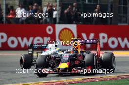 Daniil Kvyat (RUS) Red Bull Racing RB11. 23.08.2015. Formula 1 World Championship, Rd 13, Belgian Grand Prix, Spa Francorchamps, Belgium, Race Day.