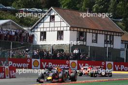 Daniil Kvyat (RUS) Red Bull Racing RB11. 23.08.2015. Formula 1 World Championship, Rd 13, Belgian Grand Prix, Spa Francorchamps, Belgium, Race Day.