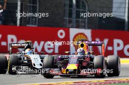 Daniel Ricciardo (AUS) Red Bull Racing RB11. 23.08.2015. Formula 1 World Championship, Rd 13, Belgian Grand Prix, Spa Francorchamps, Belgium, Race Day.