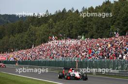 Will Stevens (GBR) Manor Marussia F1 Team. 23.08.2015. Formula 1 World Championship, Rd 13, Belgian Grand Prix, Spa Francorchamps, Belgium, Race Day.