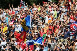 Fans. 23.08.2015. Formula 1 World Championship, Rd 13, Belgian Grand Prix, Spa Francorchamps, Belgium, Race Day.