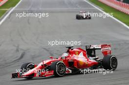Sebastian Vettel (GER) Ferrari SF15-T. 23.08.2015. Formula 1 World Championship, Rd 13, Belgian Grand Prix, Spa Francorchamps, Belgium, Race Day.