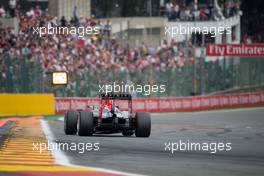 Daniil Kvyat (RUS) Red Bull Racing RB11. 23.08.2015. Formula 1 World Championship, Rd 13, Belgian Grand Prix, Spa Francorchamps, Belgium, Race Day.