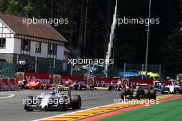 Valtteri Bottas (FIN) Williams FW37. 23.08.2015. Formula 1 World Championship, Rd 13, Belgian Grand Prix, Spa Francorchamps, Belgium, Race Day.