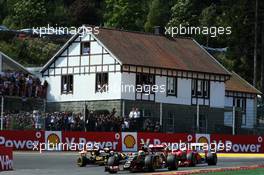 Pastor Maldonado (VEN) Lotus F1 E23. 23.08.2015. Formula 1 World Championship, Rd 13, Belgian Grand Prix, Spa Francorchamps, Belgium, Race Day.