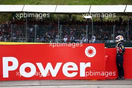 Daniel Ricciardo (AUS) Red Bull Racing retired from the race. 23.08.2015. Formula 1 World Championship, Rd 13, Belgian Grand Prix, Spa Francorchamps, Belgium, Race Day.