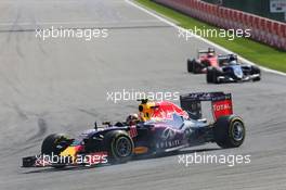 Daniil Kvyat (RUS) Red Bull Racing RB11. 23.08.2015. Formula 1 World Championship, Rd 13, Belgian Grand Prix, Spa Francorchamps, Belgium, Race Day.