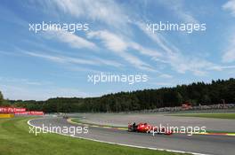 Kimi Raikkonen (FIN) Ferrari SF15-T. 23.08.2015. Formula 1 World Championship, Rd 13, Belgian Grand Prix, Spa Francorchamps, Belgium, Race Day.