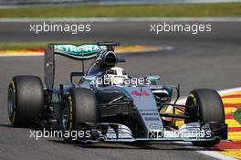 Lewis Hamilton (GBR) Mercedes AMG F1 W06. 23.08.2015. Formula 1 World Championship, Rd 13, Belgian Grand Prix, Spa Francorchamps, Belgium, Race Day.