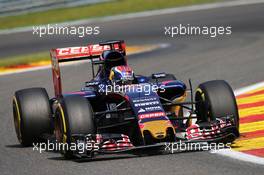 Max Verstappen (NLD) Scuderia Toro Rosso STR10. 23.08.2015. Formula 1 World Championship, Rd 13, Belgian Grand Prix, Spa Francorchamps, Belgium, Race Day.