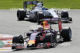 Daniil Kvyat (RUS) Red Bull Racing RB11. 23.08.2015. Formula 1 World Championship, Rd 13, Belgian Grand Prix, Spa Francorchamps, Belgium, Race Day.