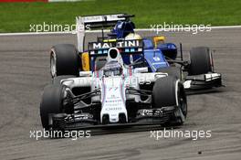 Valtteri Bottas (FIN) Williams FW37. 23.08.2015. Formula 1 World Championship, Rd 13, Belgian Grand Prix, Spa Francorchamps, Belgium, Race Day.