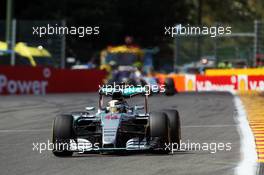 Lewis Hamilton (GBR) Mercedes AMG F1 W06. 23.08.2015. Formula 1 World Championship, Rd 13, Belgian Grand Prix, Spa Francorchamps, Belgium, Race Day.