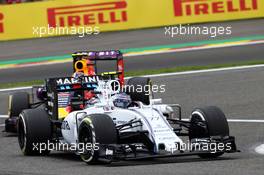 Valtteri Bottas (FIN) Williams FW37. 23.08.2015. Formula 1 World Championship, Rd 13, Belgian Grand Prix, Spa Francorchamps, Belgium, Race Day.