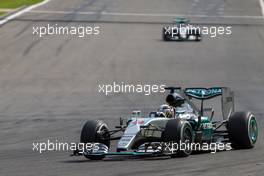 Lewis Hamilton (GBR) Mercedes AMG F1 W06. 23.08.2015. Formula 1 World Championship, Rd 13, Belgian Grand Prix, Spa Francorchamps, Belgium, Race Day.