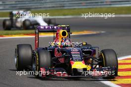 Daniil Kvyat (RUS) Red Bull Racing RB11. 23.08.2015. Formula 1 World Championship, Rd 13, Belgian Grand Prix, Spa Francorchamps, Belgium, Race Day.