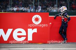 Daniel Ricciardo (AUS) Red Bull Racing retired from the race. 23.08.2015. Formula 1 World Championship, Rd 13, Belgian Grand Prix, Spa Francorchamps, Belgium, Race Day.