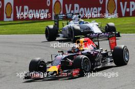 Daniil Kvyat (RUS) Red Bull Racing RB11. 23.08.2015. Formula 1 World Championship, Rd 13, Belgian Grand Prix, Spa Francorchamps, Belgium, Race Day.