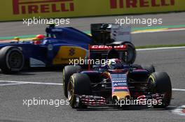 Max Verstappen (NLD) Scuderia Toro Rosso STR10. 23.08.2015. Formula 1 World Championship, Rd 13, Belgian Grand Prix, Spa Francorchamps, Belgium, Race Day.