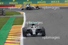 Lewis Hamilton (GBR) Mercedes AMG F1 W06. 23.08.2015. Formula 1 World Championship, Rd 13, Belgian Grand Prix, Spa Francorchamps, Belgium, Race Day.