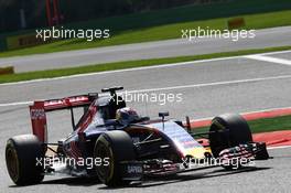 Max Verstappen (NLD) Scuderia Toro Rosso. 23.08.2015. Formula 1 World Championship, Rd 13, Belgian Grand Prix, Spa Francorchamps, Belgium, Race Day.