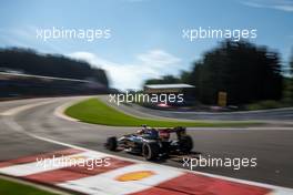 Romain Grosjean (FRA) Lotus F1 E23 sends sparks flying. 22.08.2015. Formula 1 World Championship, Rd 11, Belgian Grand Prix, Spa Francorchamps, Belgium, Qualifying Day.