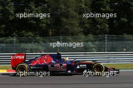 Carlos Sainz Jr (ESP) Scuderia Toro Rosso STR10. 22.08.2015. Formula 1 World Championship, Rd 11, Belgian Grand Prix, Spa Francorchamps, Belgium, Qualifying Day.