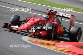 Kimi Raikkonen (FIN), Scuderia Ferrari  22.08.2015. Formula 1 World Championship, Rd 11, Belgian Grand Prix, Spa Francorchamps, Belgium, Qualifying Day.