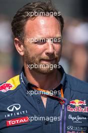 Christian Horner (GBR) Red Bull Racing Team Principal. 22.08.2015. Formula 1 World Championship, Rd 11, Belgian Grand Prix, Spa Francorchamps, Belgium, Qualifying Day.