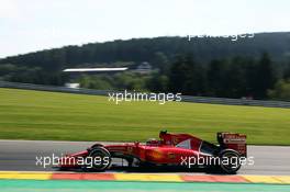 Kimi Raikkonen (FIN) Ferrari SF15-T. 22.08.2015. Formula 1 World Championship, Rd 11, Belgian Grand Prix, Spa Francorchamps, Belgium, Qualifying Day.