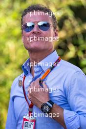 David Coulthard (GBR) Red Bull Racing and Scuderia Toro Advisor / BBC Television Commentator. 22.08.2015. Formula 1 World Championship, Rd 11, Belgian Grand Prix, Spa Francorchamps, Belgium, Qualifying Day.