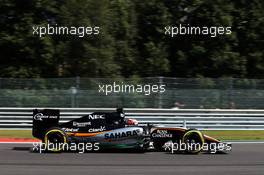 Nico Hulkenberg (GER) Sahara Force India F1 VJM08. 22.08.2015. Formula 1 World Championship, Rd 11, Belgian Grand Prix, Spa Francorchamps, Belgium, Qualifying Day.