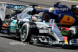 Lewis Hamilton (GBR), Mercedes AMG F1 Team  22.08.2015. Formula 1 World Championship, Rd 11, Belgian Grand Prix, Spa Francorchamps, Belgium, Qualifying Day.