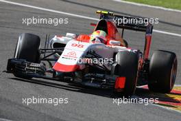 Roberto Merhi (SPA), Manor F1 Team  22.08.2015. Formula 1 World Championship, Rd 11, Belgian Grand Prix, Spa Francorchamps, Belgium, Qualifying Day.