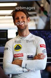 Romain Grosjean (FRA) Lotus F1 Team. 22.08.2015. Formula 1 World Championship, Rd 11, Belgian Grand Prix, Spa Francorchamps, Belgium, Qualifying Day.