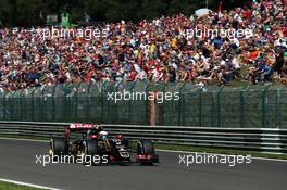 Romain Grosjean (FRA) Lotus F1 E23. 22.08.2015. Formula 1 World Championship, Rd 11, Belgian Grand Prix, Spa Francorchamps, Belgium, Qualifying Day.