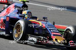 Carlos Sainz (ESP), Scuderia Toro Rosso  22.08.2015. Formula 1 World Championship, Rd 11, Belgian Grand Prix, Spa Francorchamps, Belgium, Qualifying Day.