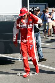 Kimi Raikkonen (FIN) Ferrari. 22.08.2015. Formula 1 World Championship, Rd 11, Belgian Grand Prix, Spa Francorchamps, Belgium, Qualifying Day.