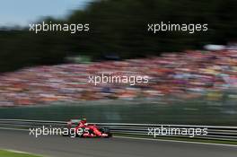 Kimi Raikkonen (FIN) Ferrari SF15-T. 22.08.2015. Formula 1 World Championship, Rd 11, Belgian Grand Prix, Spa Francorchamps, Belgium, Qualifying Day.