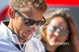 Jenson Button (GBR) McLaren. 23.08.2015. Formula 1 World Championship, Rd 13, Belgian Grand Prix, Spa Francorchamps, Belgium, Race Day.