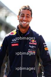Daniel Ricciardo (AUS) Red Bull Racing. 23.08.2015. Formula 1 World Championship, Rd 13, Belgian Grand Prix, Spa Francorchamps, Belgium, Race Day.