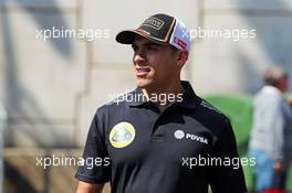 Pastor Maldonado (VEN) Lotus F1 Team. 20.08.2015. Formula 1 World Championship, Rd 11, Belgian Grand Prix, Spa Francorchamps, Belgium, Preparation Day.