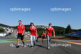 Roberto Merhi (SPA), Manor F1 Team  20.08.2015. Formula 1 World Championship, Rd 11, Belgian Grand Prix, Spa Francorchamps, Belgium, Preparation Day.