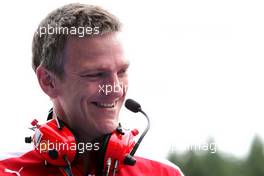 James Allison (GBR) Ferrari Chassis Technical Director  20.08.2015. Formula 1 World Championship, Rd 11, Belgian Grand Prix, Spa Francorchamps, Belgium, Preparation Day.