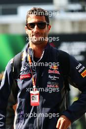 Daniel Ricciardo (AUS) Red Bull Racing. 20.08.2015. Formula 1 World Championship, Rd 11, Belgian Grand Prix, Spa Francorchamps, Belgium, Preparation Day.