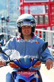 Carlos Sainz Jr (ESP) Scuderia Toro Rosso. 20.08.2015. Formula 1 World Championship, Rd 11, Belgian Grand Prix, Spa Francorchamps, Belgium, Preparation Day.